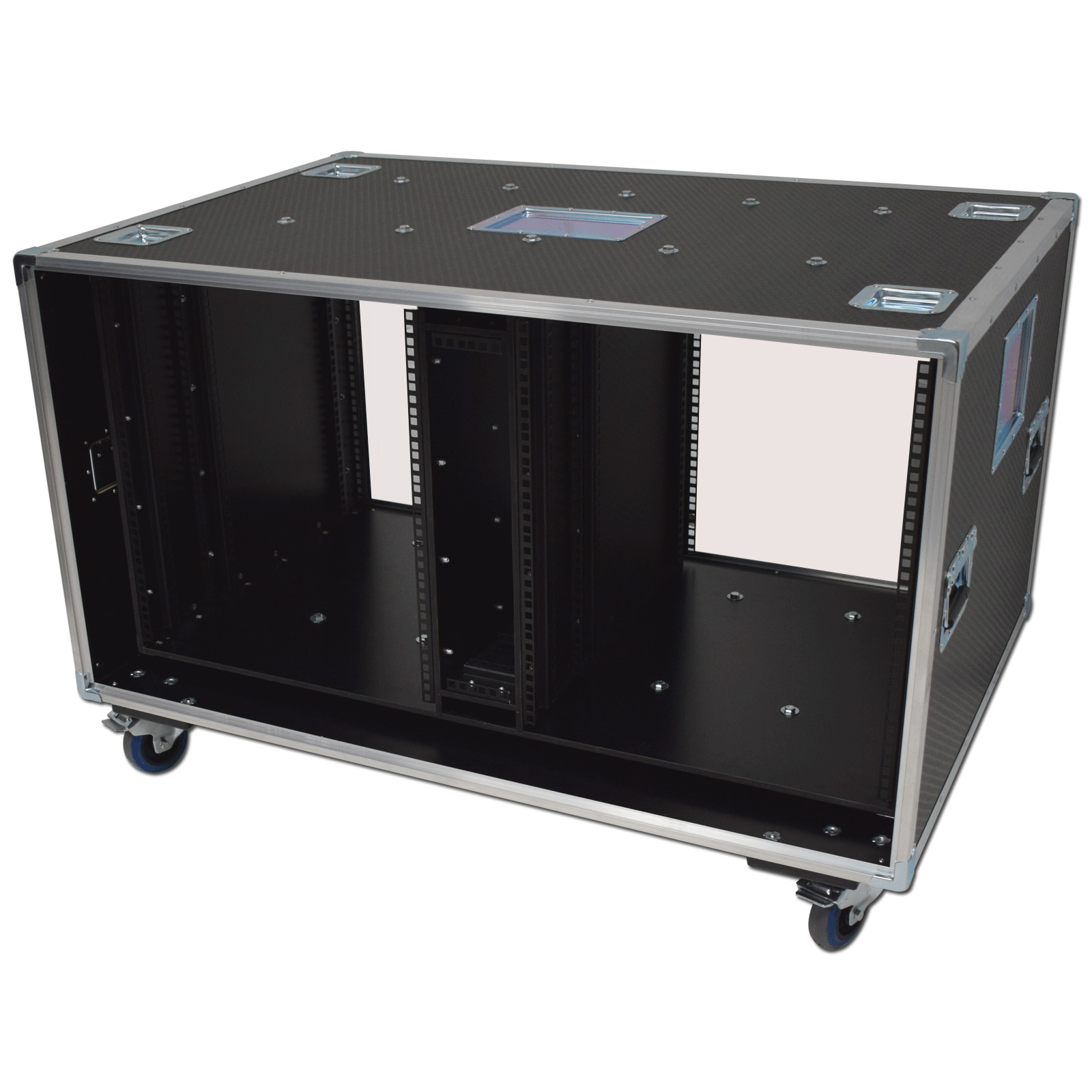 Double 12u 19 Slam Rack Flightcase 